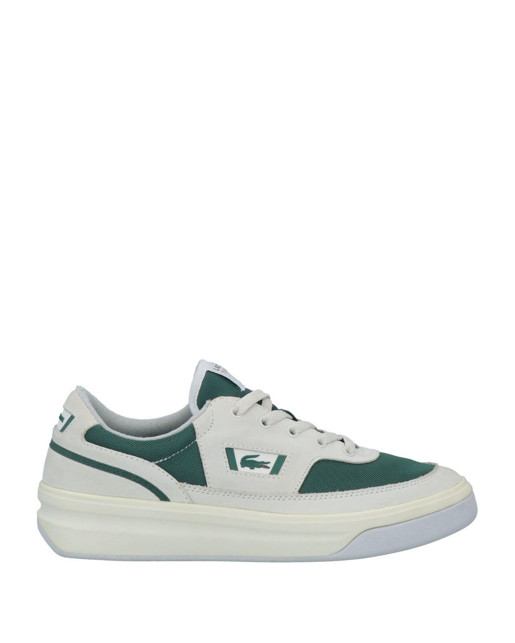 Lacoste Leather Trainers in Green for Men | Lyst