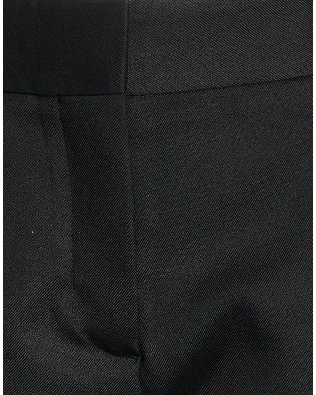 Eleventy Black Pants Wool, Elastane