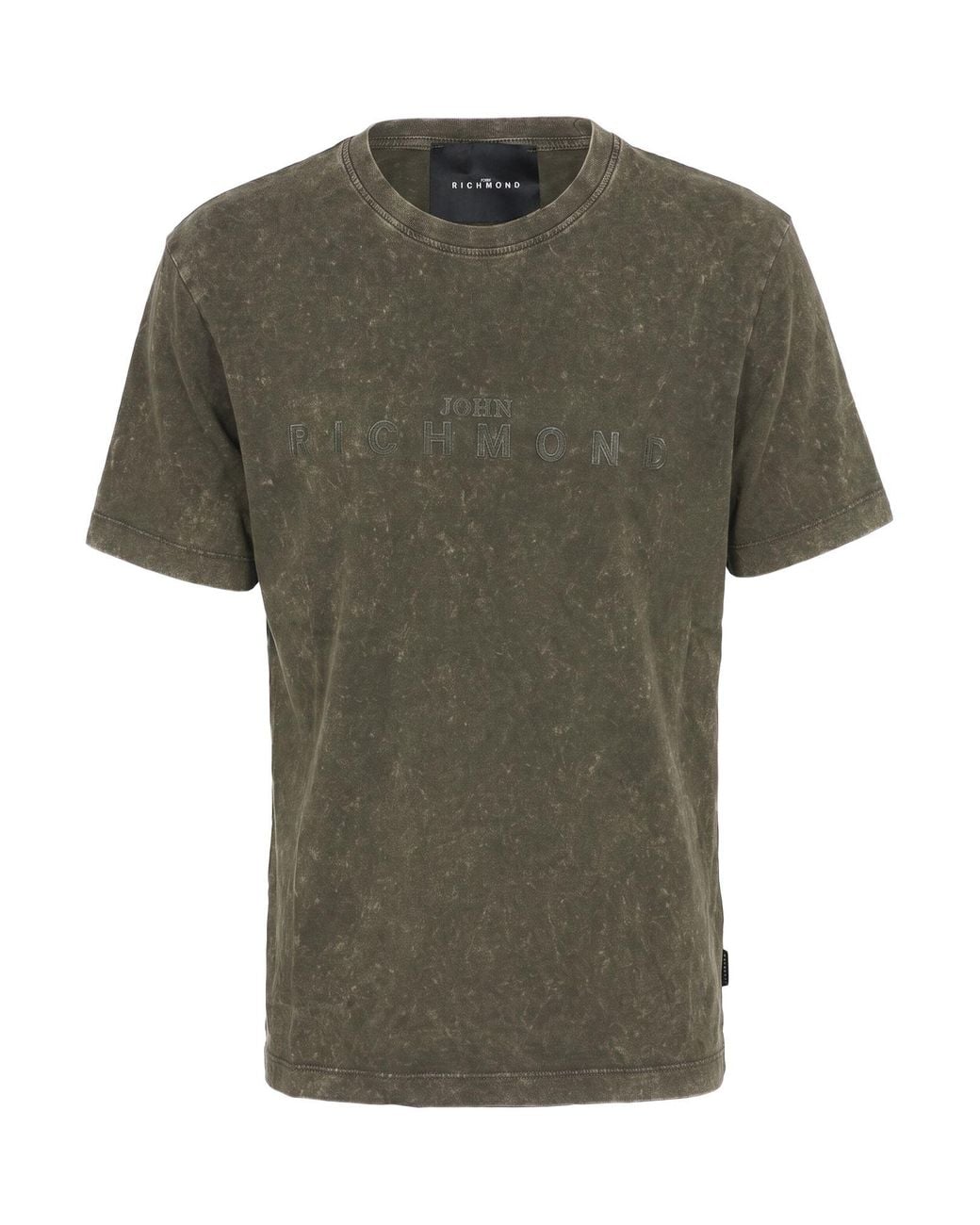 John Richmond Green T-Shirt Cotton for men