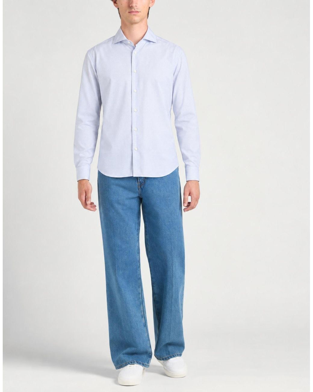 Truzzi White Shirt Cotton for men