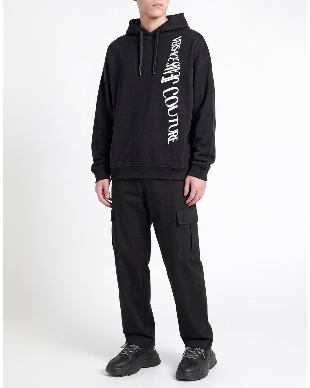Versace Jeans Couture Blue Sweatshirt Cotton for men