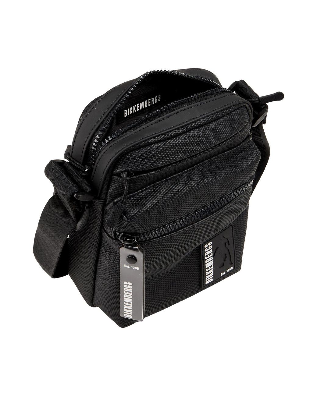 Bikkembergs Black Cross-Body Bag for men
