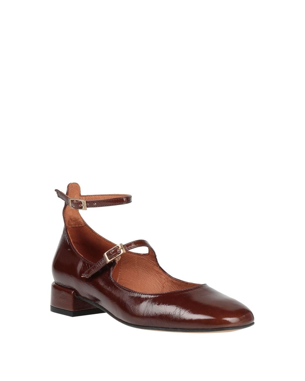 Angel Alarcon Brown Ballet Flats Leather