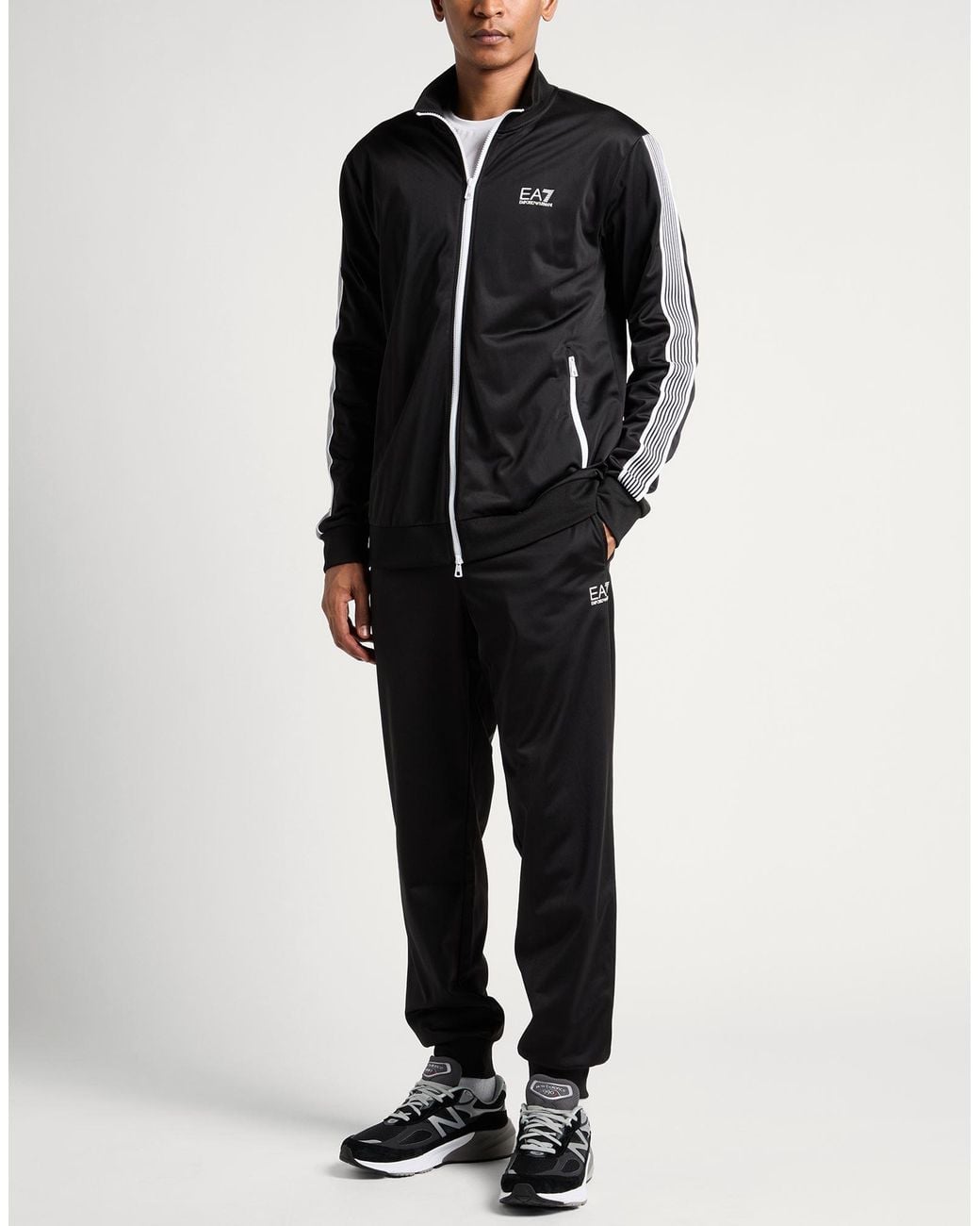 EA7 Black Tracksuits for men