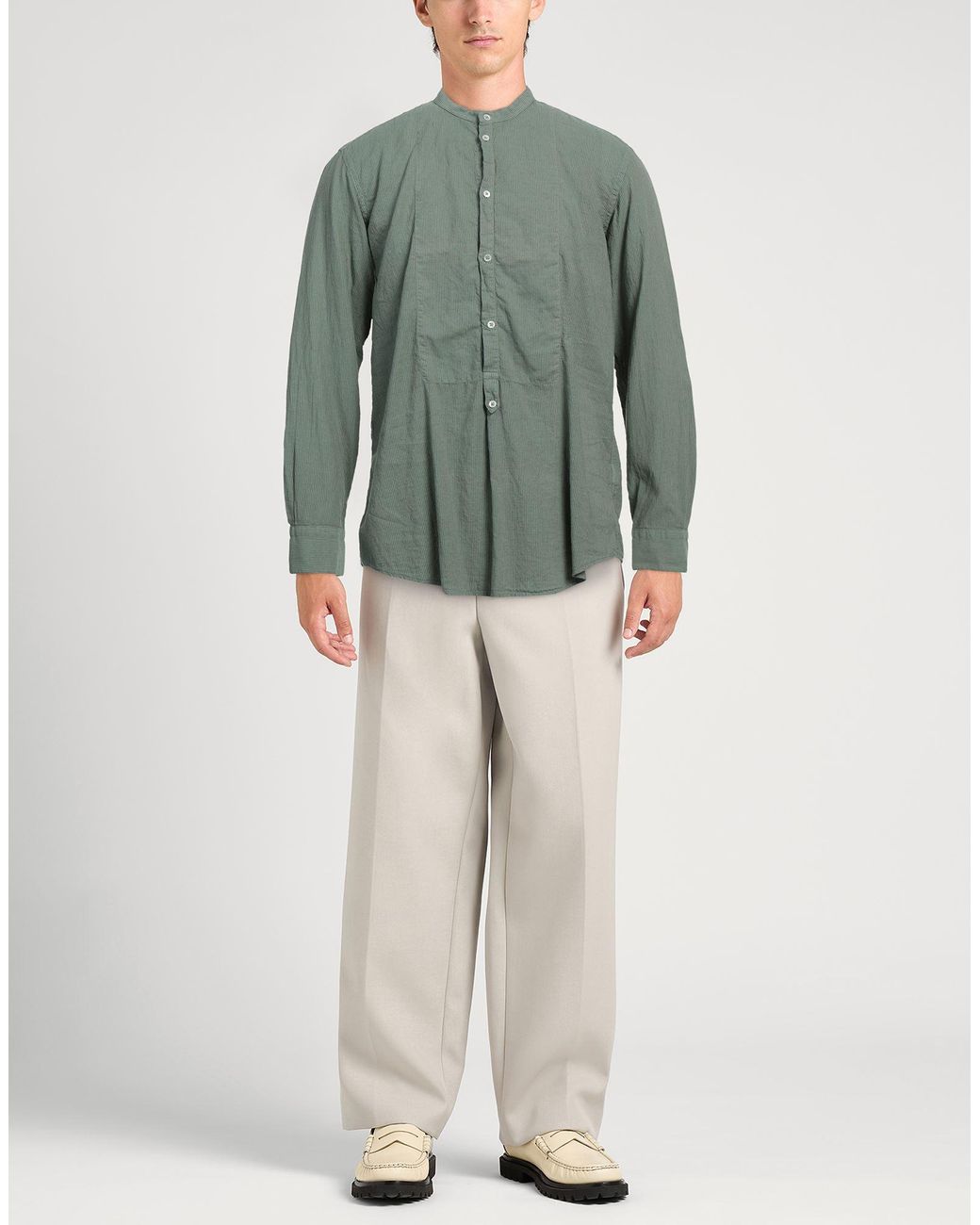Camisa Massimo Alba de hombre de color Green