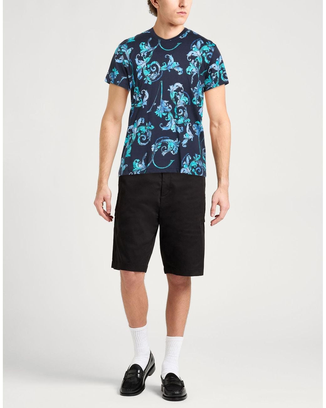 Versace Jeans Couture Blue T-Shirt for men