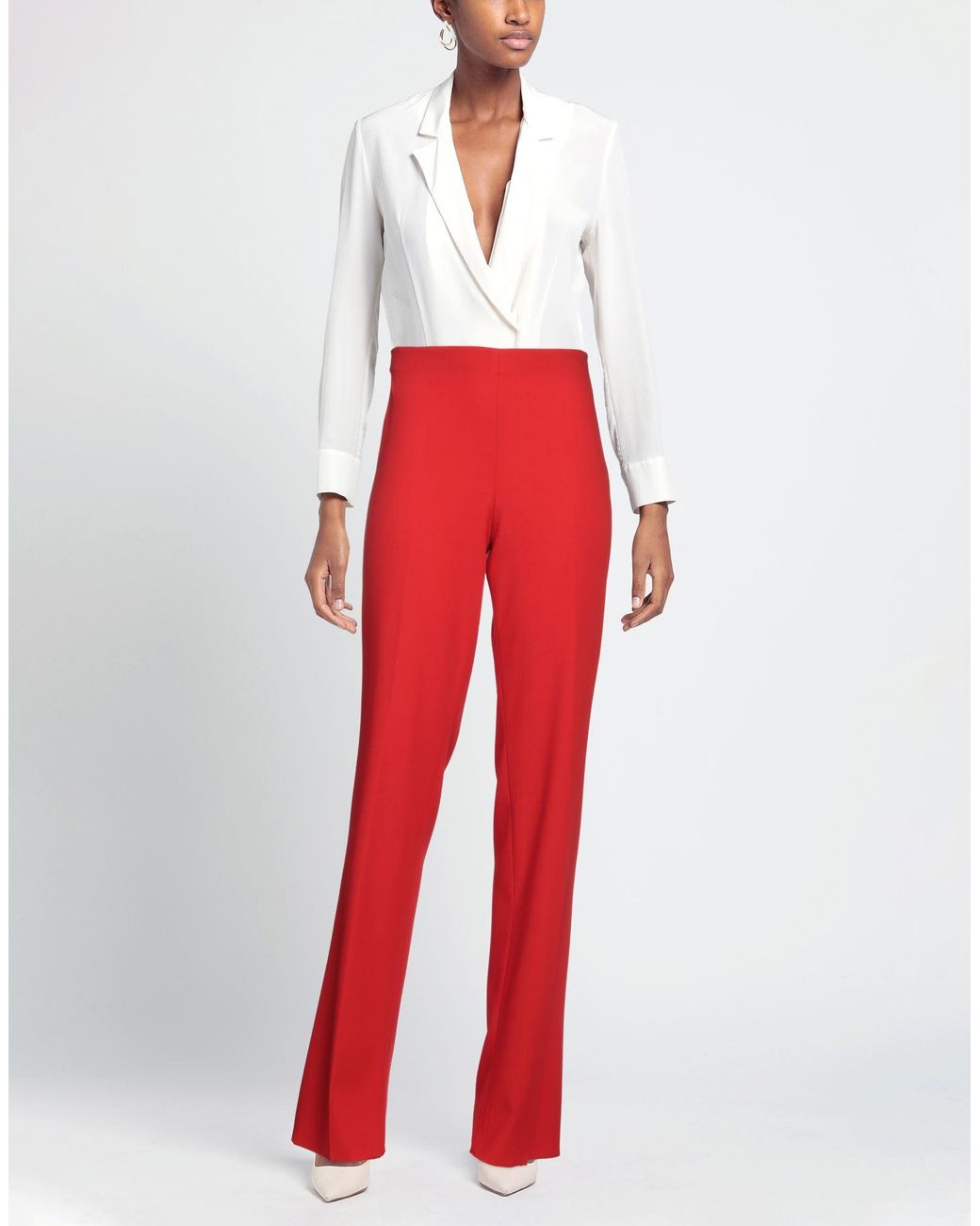 Ferragamo Red Trouser