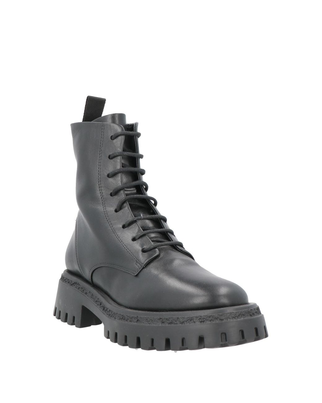 Halmanera Gray Ankle Boots Leather