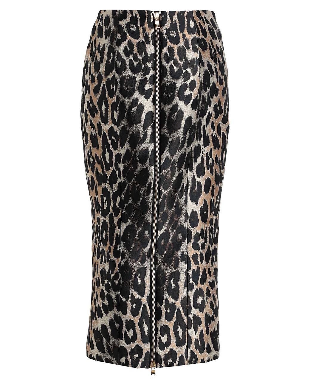 Balmain Black Midi Skirt