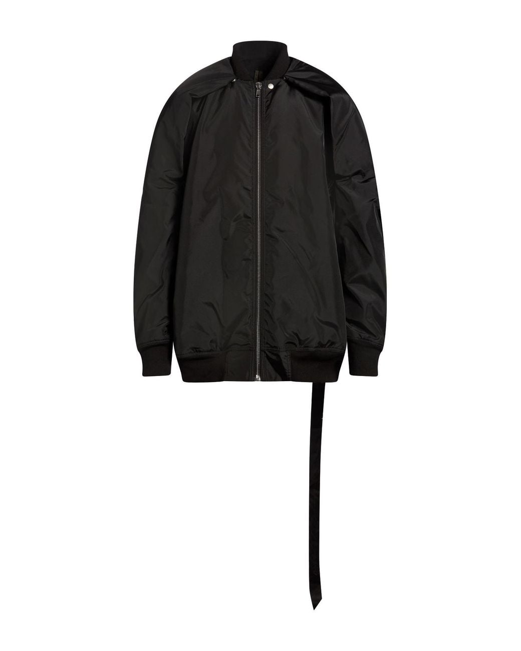 Rick Owens Black Coat Polyamide for men