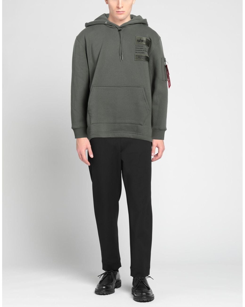 Alpha Industries Gray Sweatshirt for men