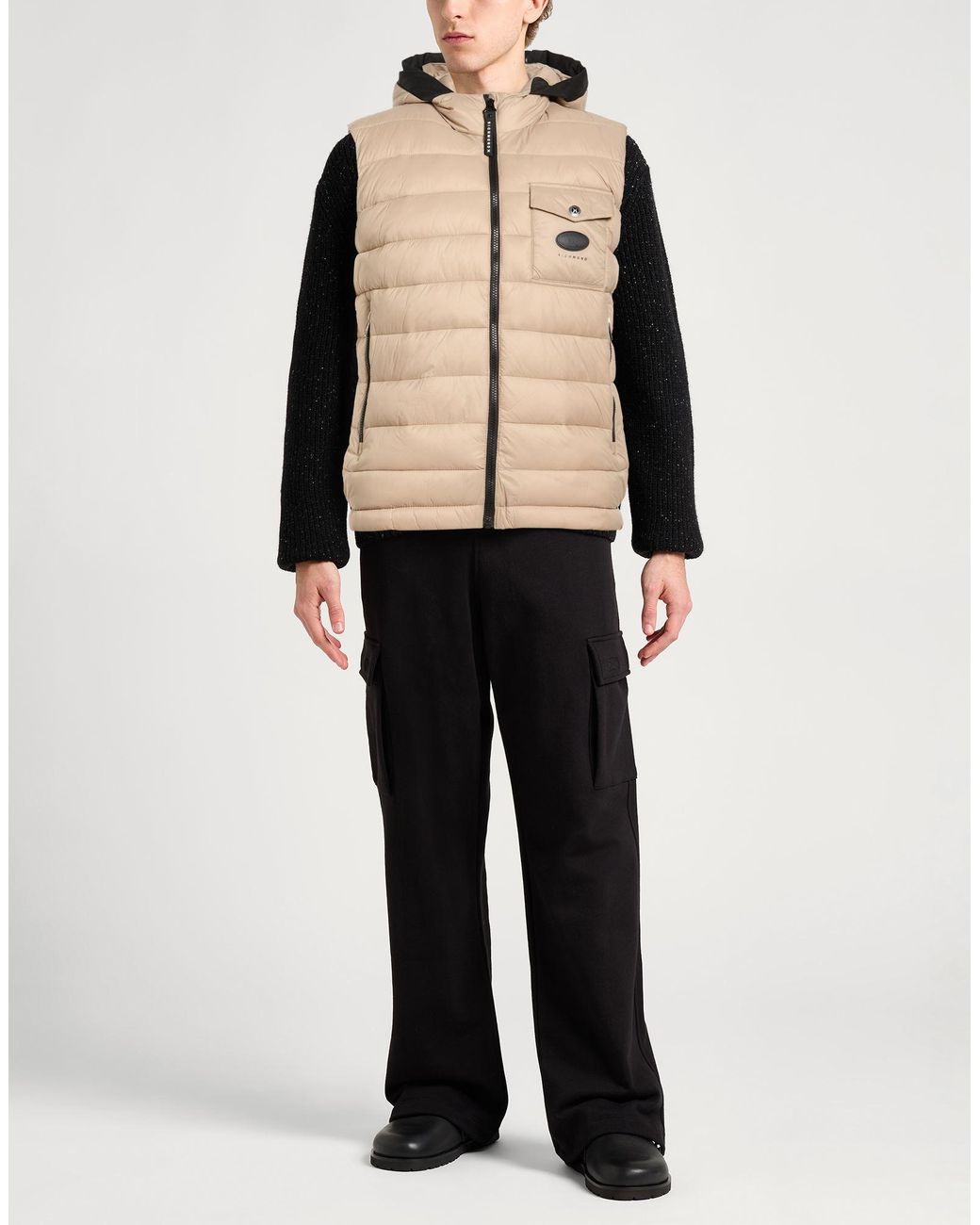 Richmond X Natural Sand Vest Polyamide for men