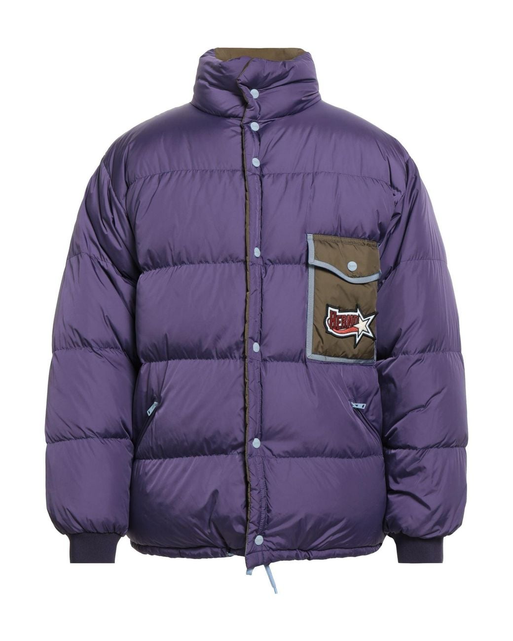 Herno Purple Puffer Polyamide for men