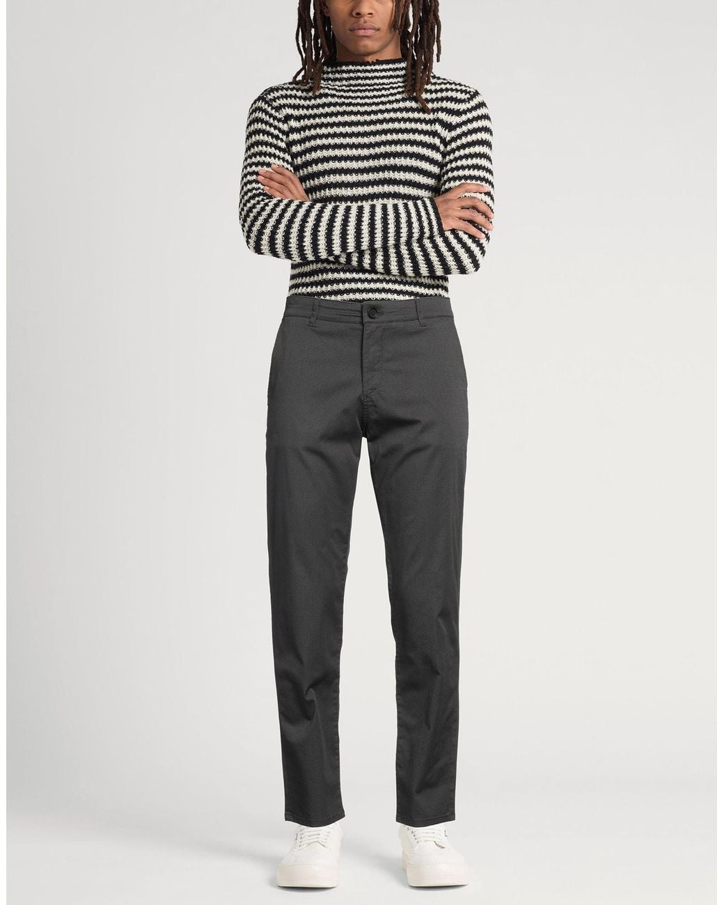 ARMANI EXCHANGE Gray Trouser for men