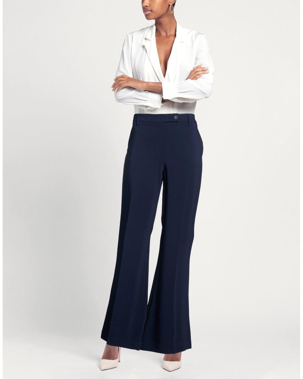 True Royal Blue Pants Viscose, Elastane