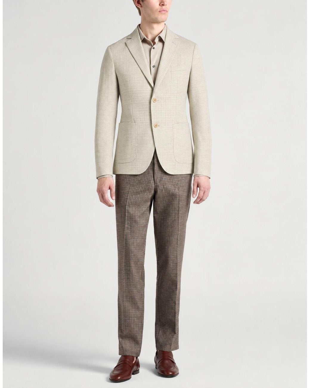 Blazer di Eleventy in Natural da Uomo