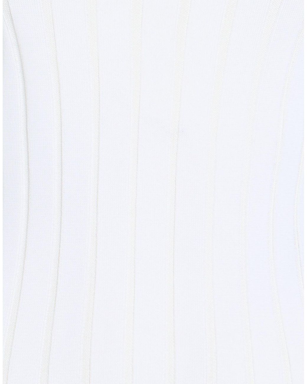 Del Core White T-Shirt Viscose, Polyester