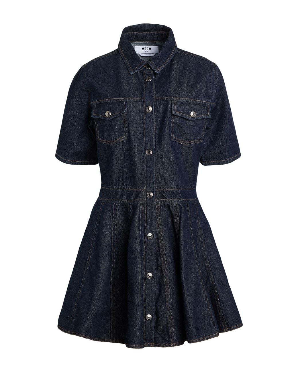 MSGM Blue Mini Dress