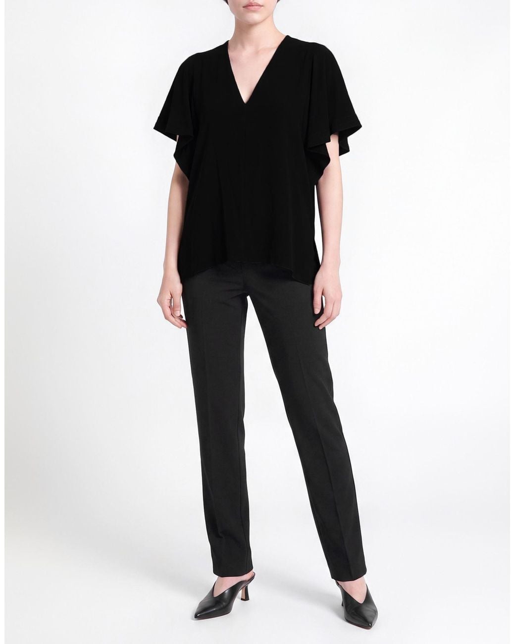 SEVENTY VENEZIA Black Top Viscose