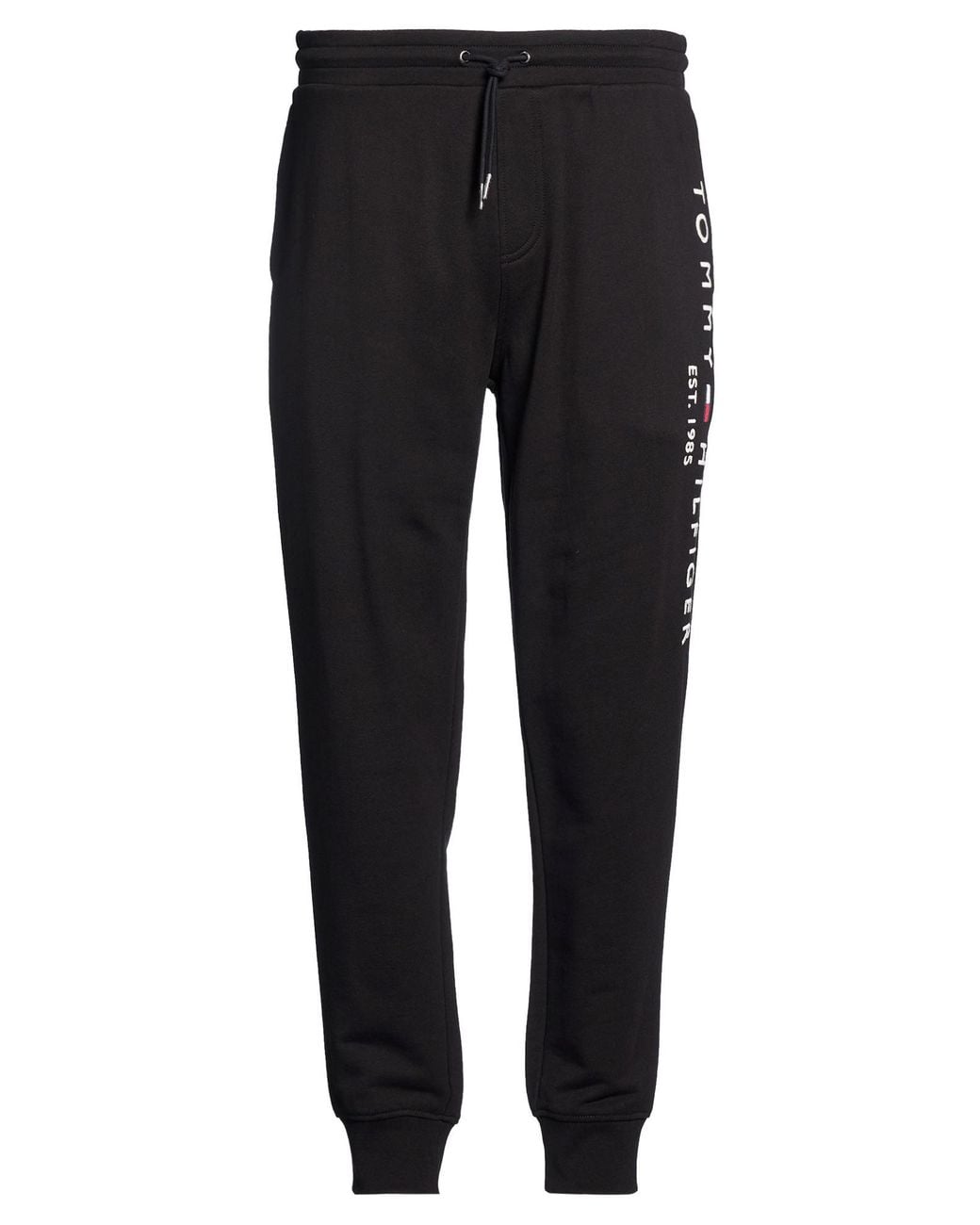 Tommy Hilfiger Black Pants Cotton for men