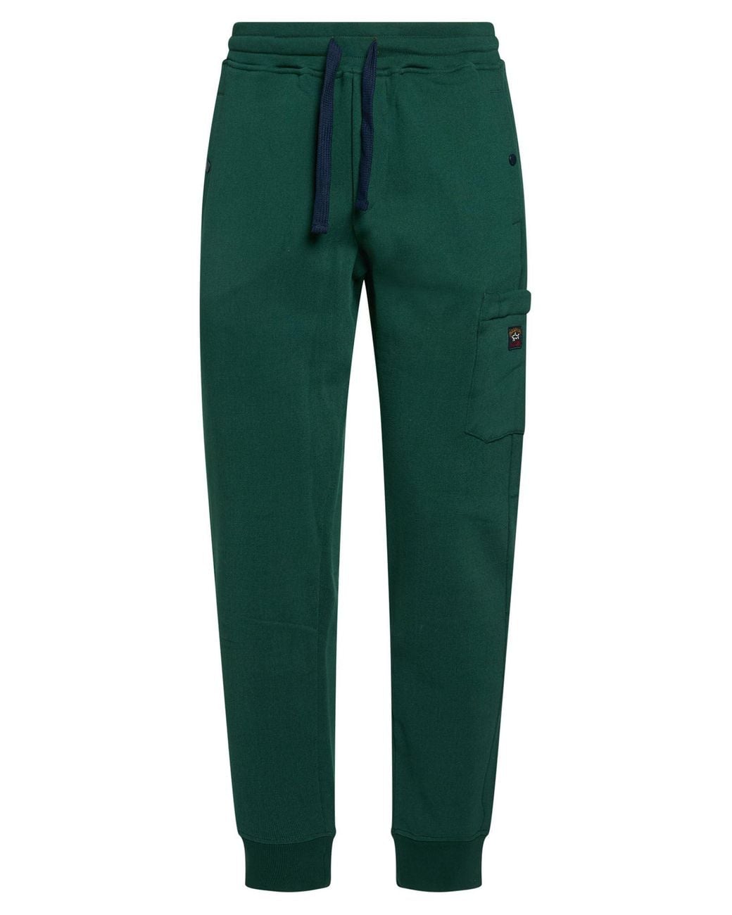 Paul & Shark Green Dark Pants Cotton for men