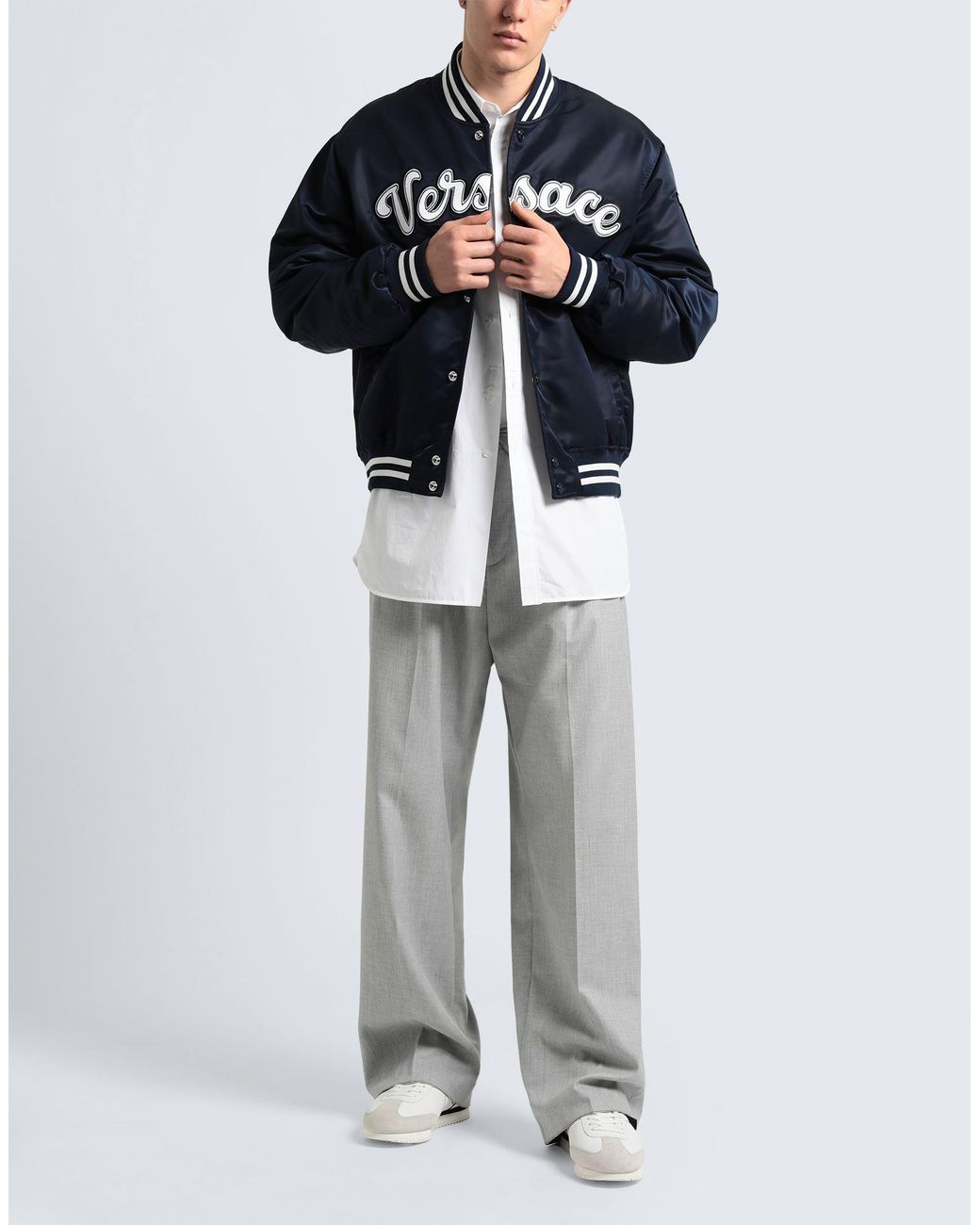 Versace Blue Jackets for men