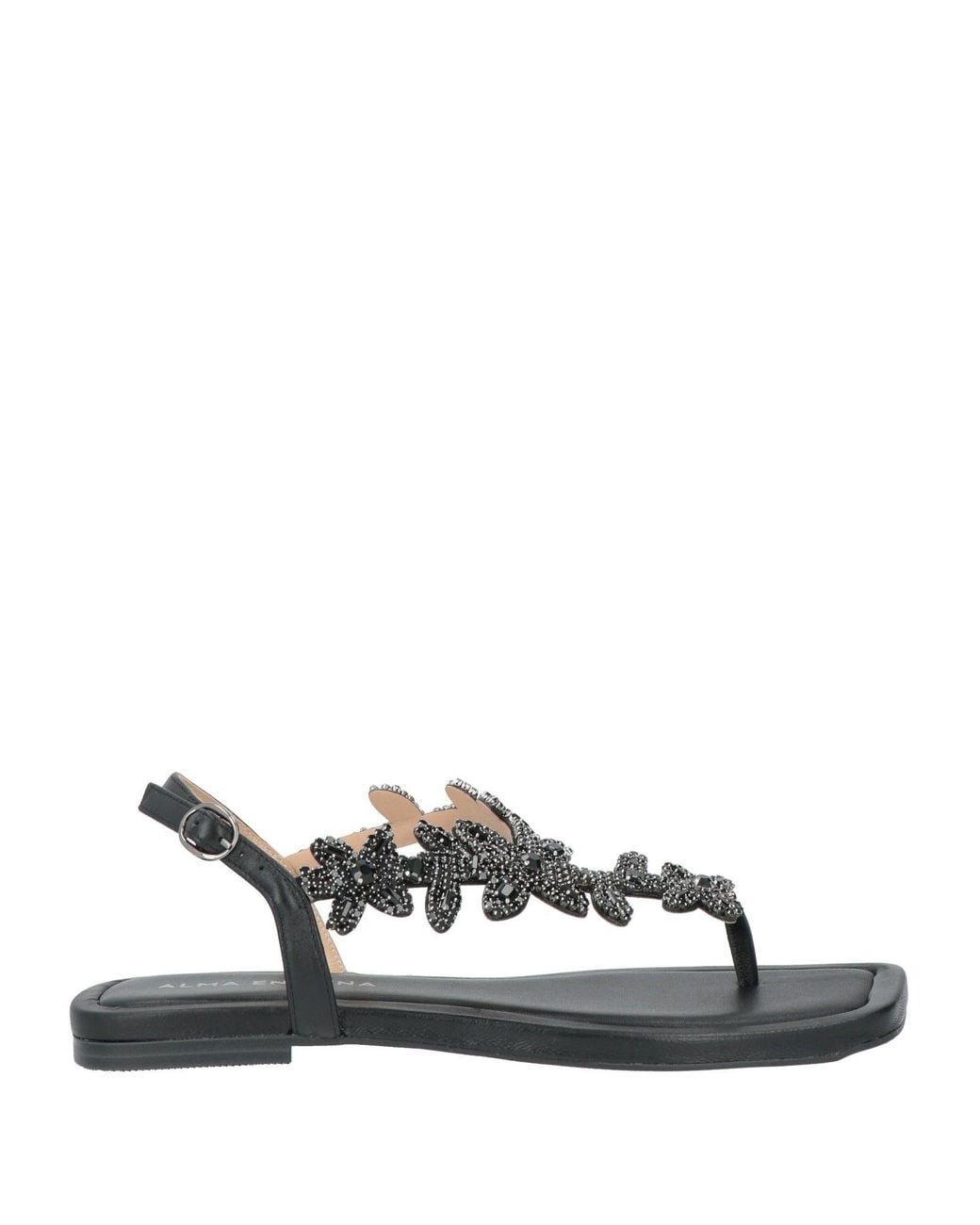 Alma En Pena. White Thong Sandals