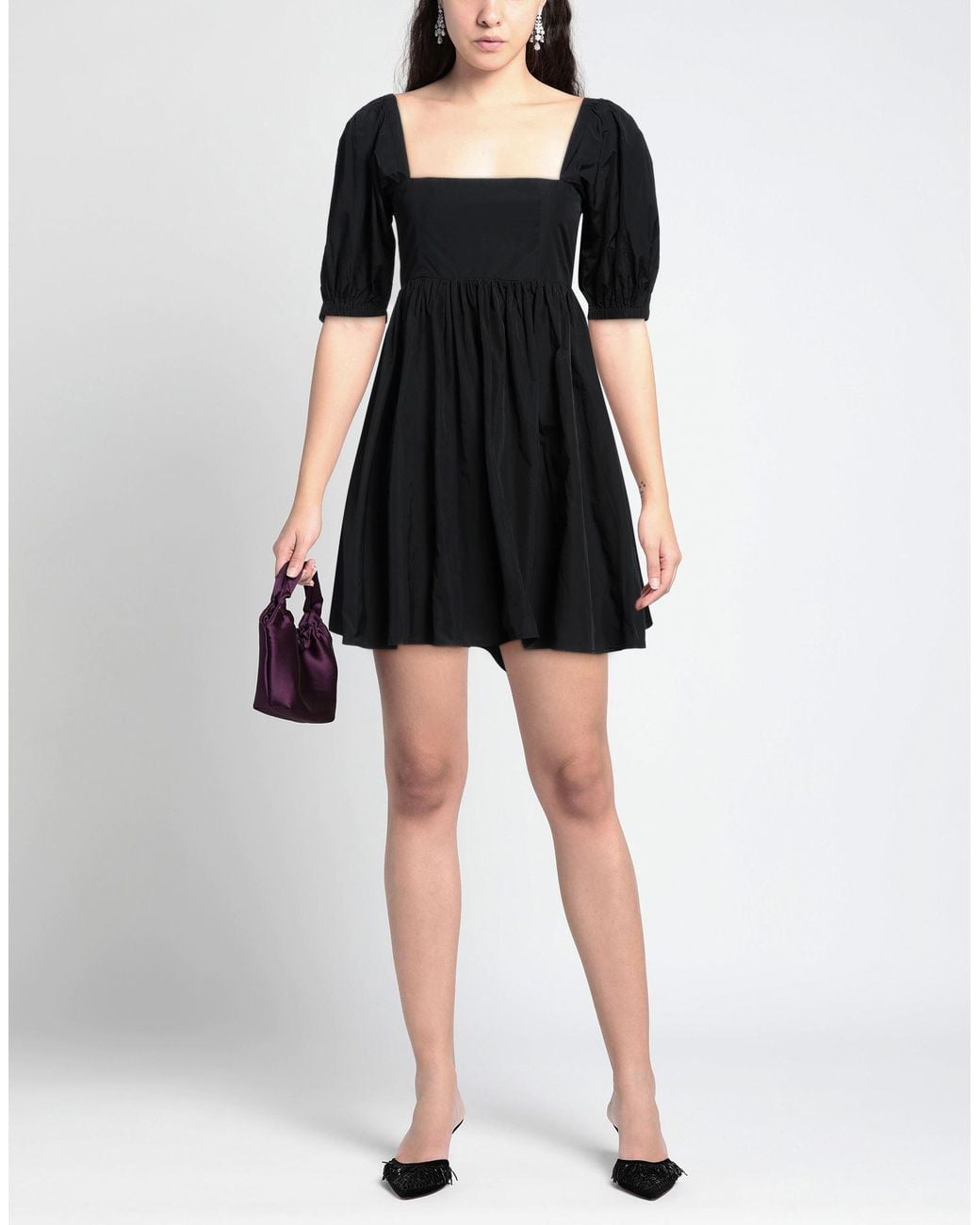 Amotea Black Mini Dress