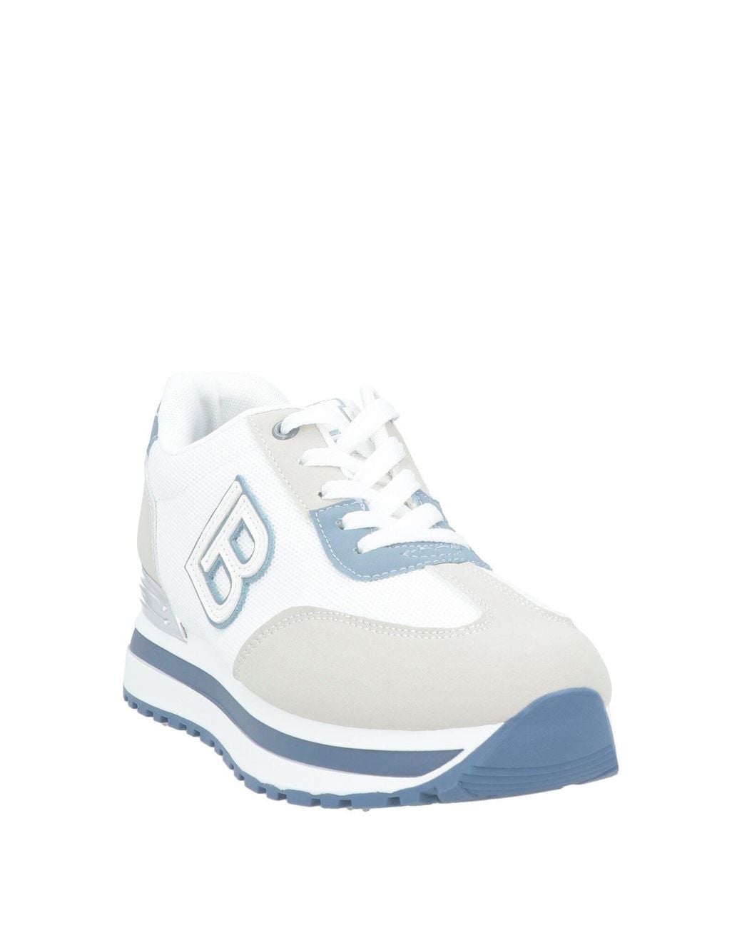 Laura Biagiotti White Sneakers Synthetic Material, Textile Fibers