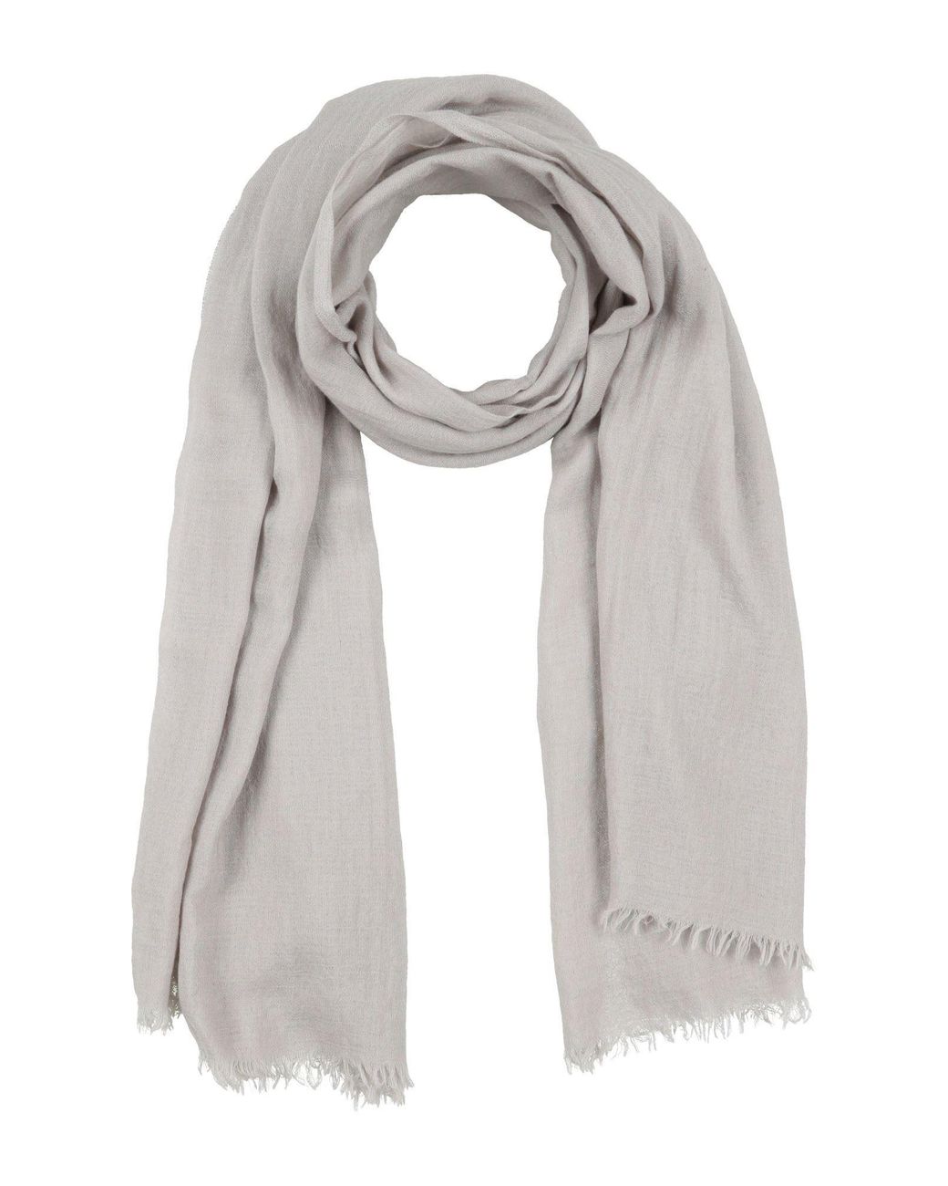 Rick Owens Gray Scarf for men