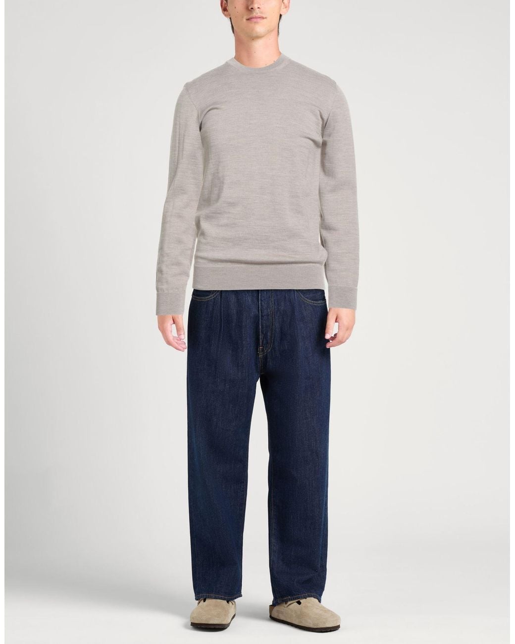 Alpha Studio Gray Jumper for men