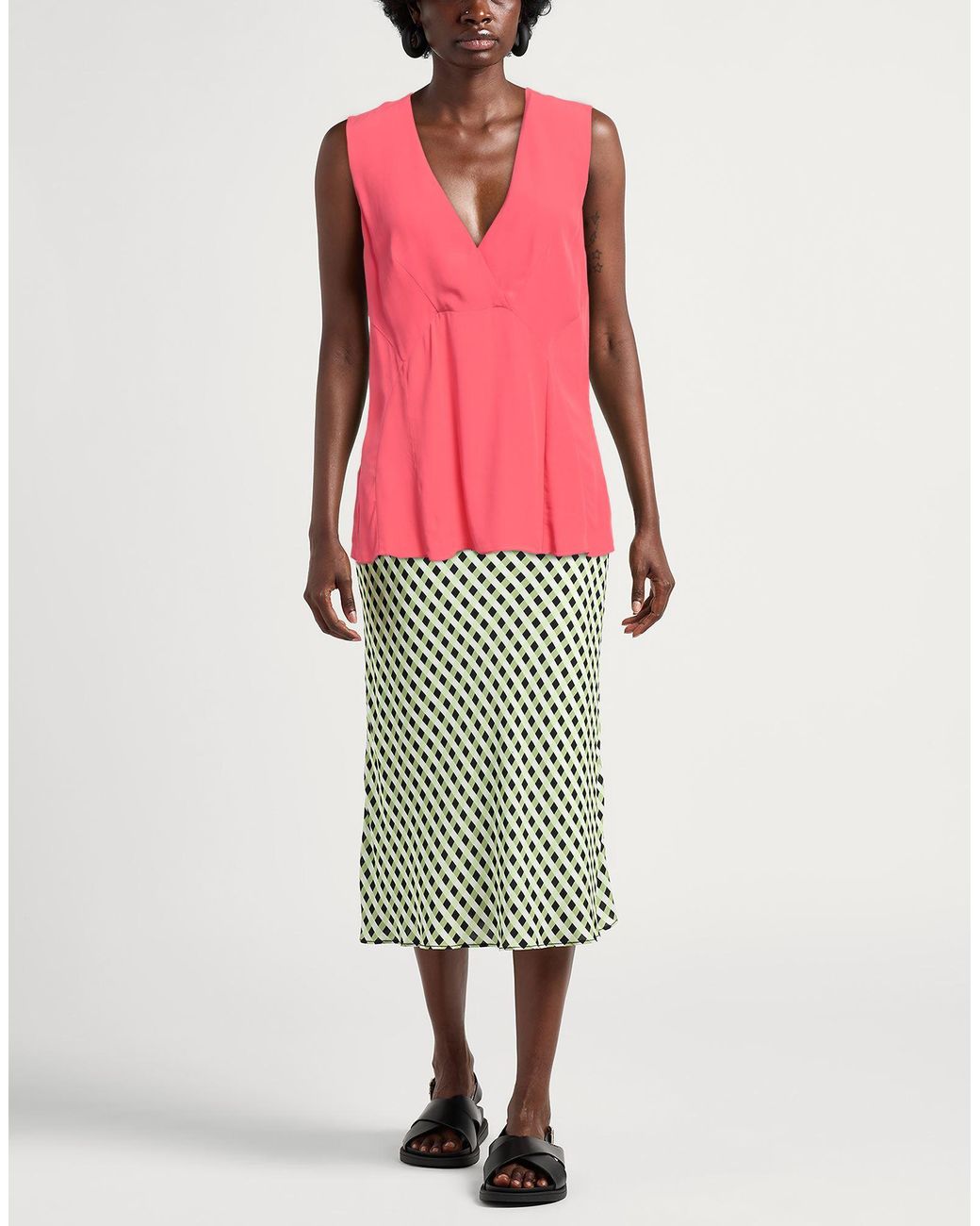 Patrizia Pepe Pink Top Viscose