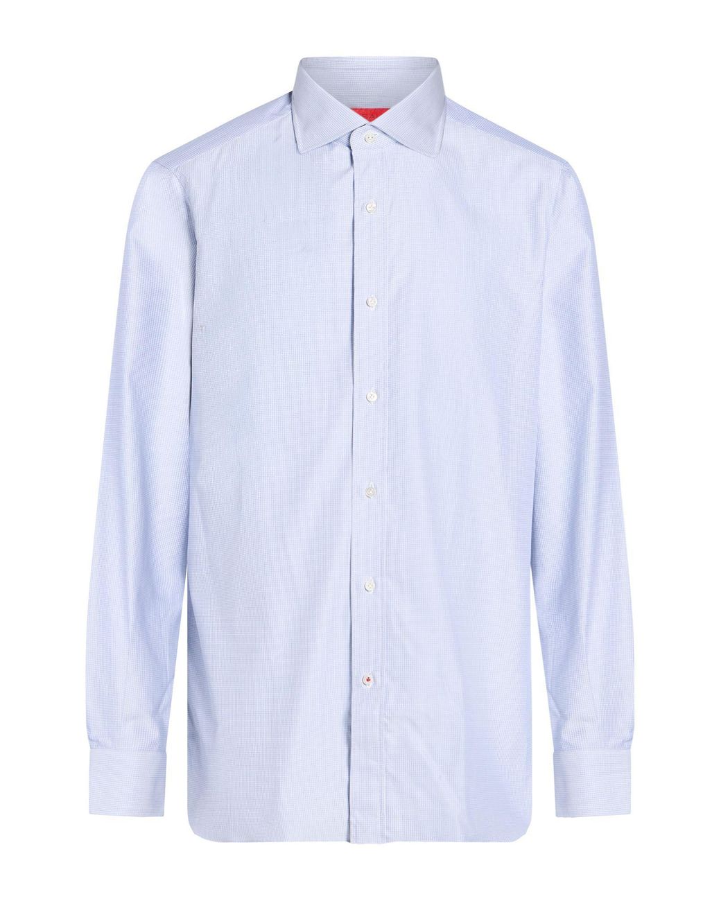 Isaia Blue Shirt Cotton for men