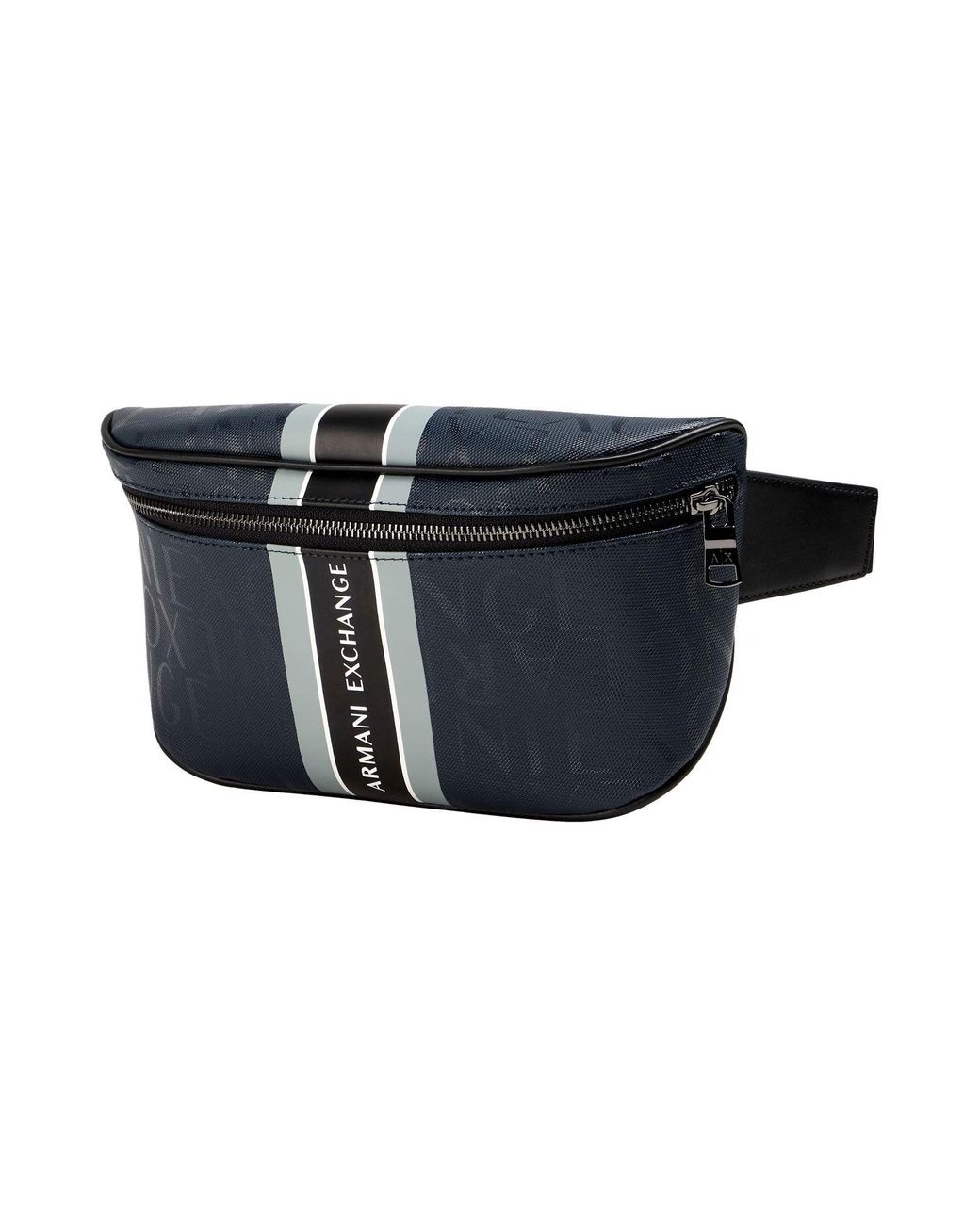 ARMANI EXCHANGE Black Belt Bag for men