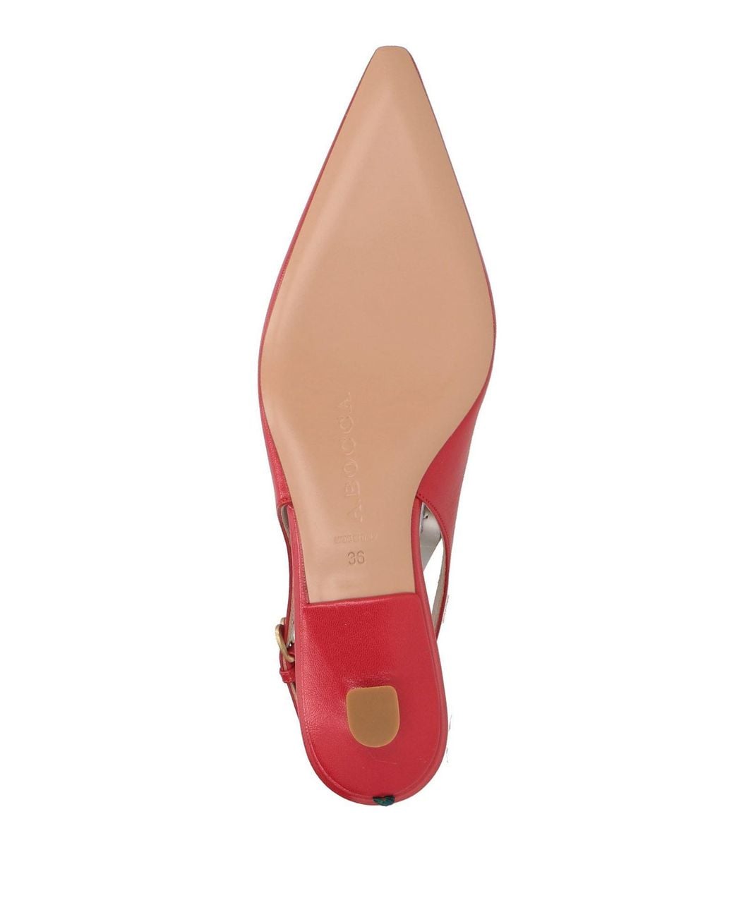 A.Bocca Red Ballet Flats