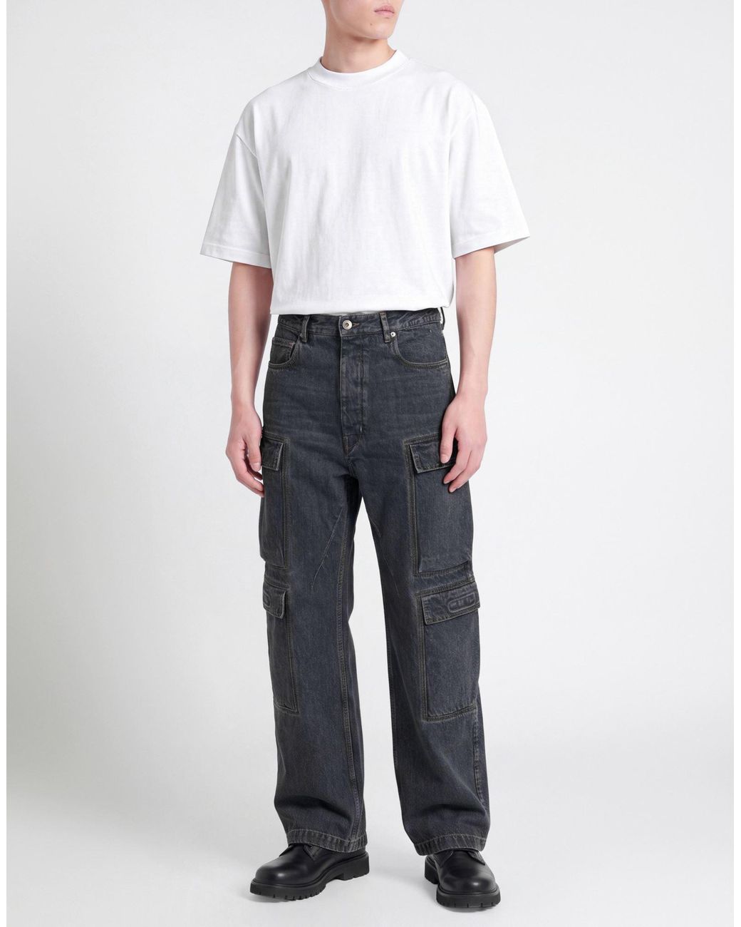 Rick Owens Blue Jeans Cotton for men