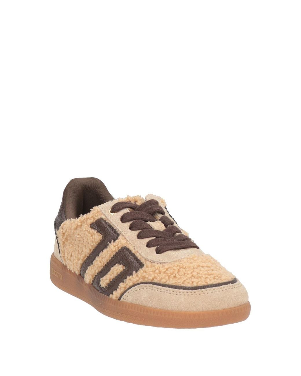 Back 70 Brown Sneakers Leather, Textile Fibers