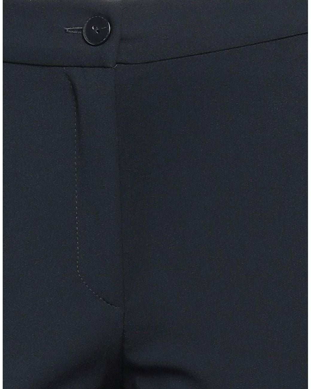 Caractere Blue Pants Polyester, Viscose, Elastane