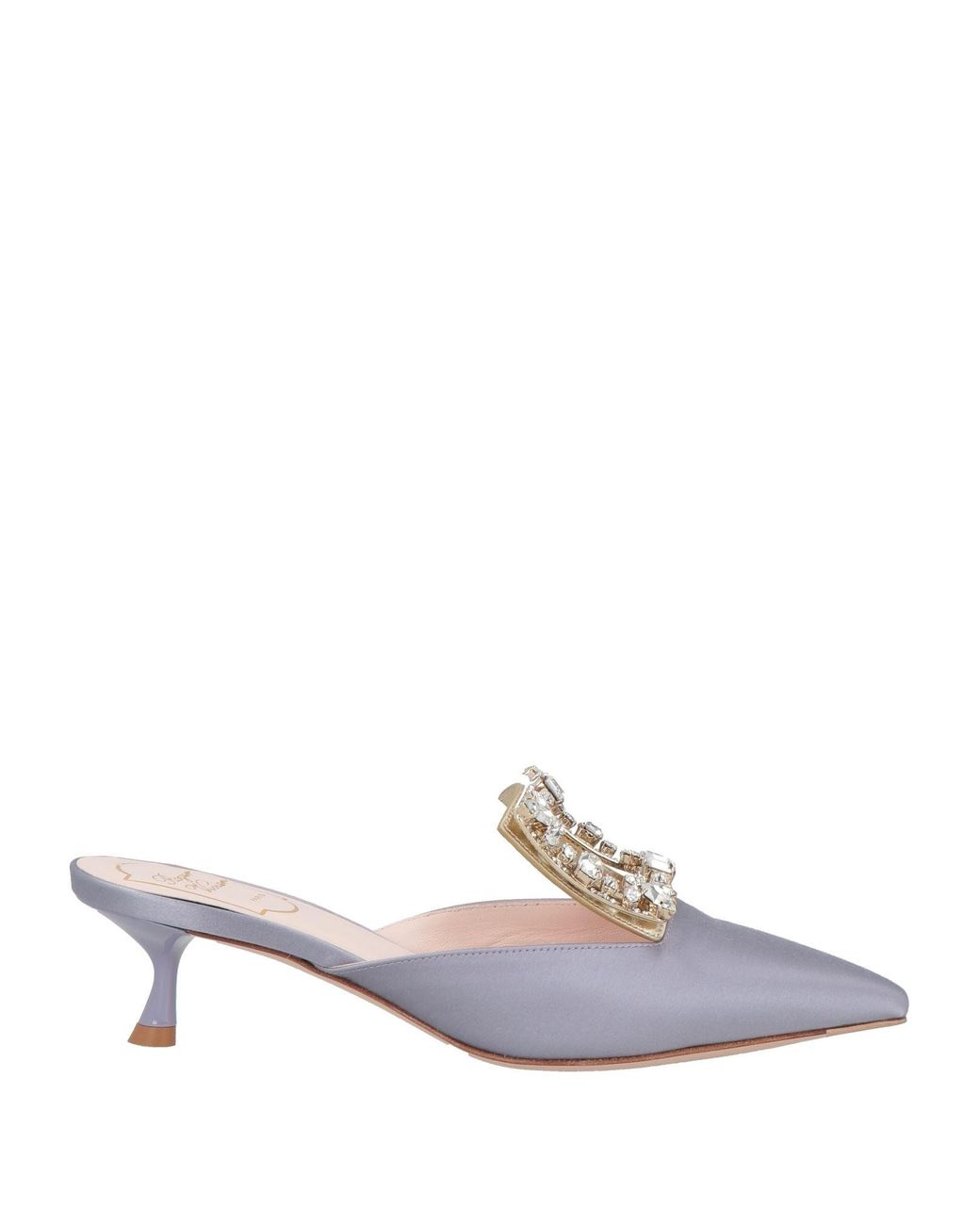 Roger Vivier White Mules & Clogs