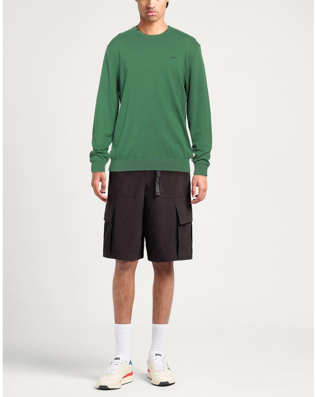 Sun 68 Green Jumper for men