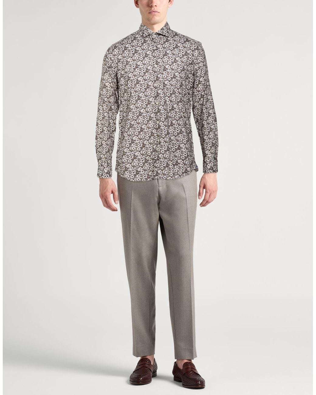 Camisa Xacus de hombre de color Gray