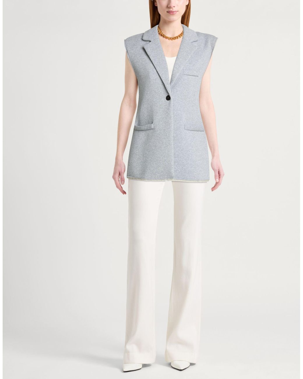 Dixie Gray Blazer Cotton, Polyester