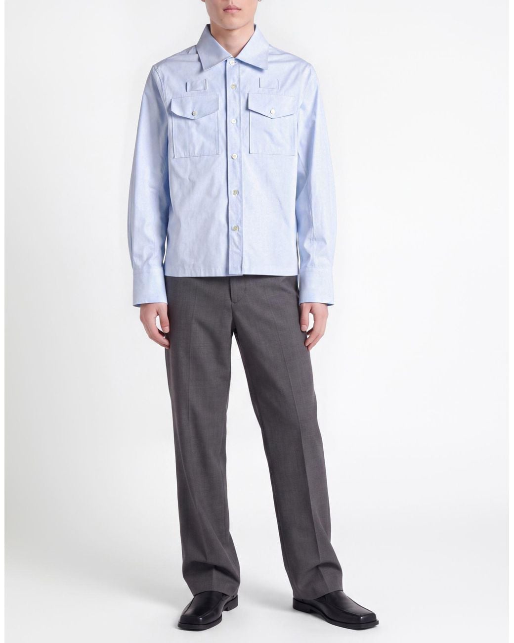 Camicia di Lanvin in Blue da Uomo