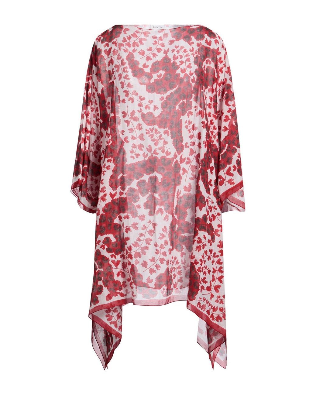 Lanvin Red Top Cotton, Silk
