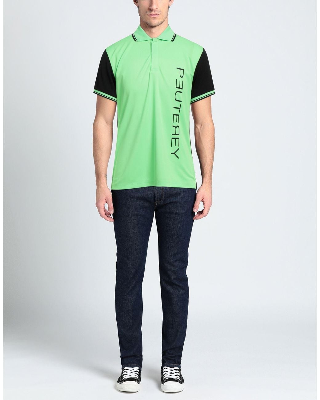 Polo Peuterey de hombre de color Green