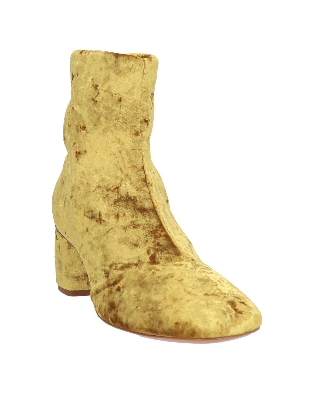 Forte_forte Yellow Ankle Boots Textile Fibers