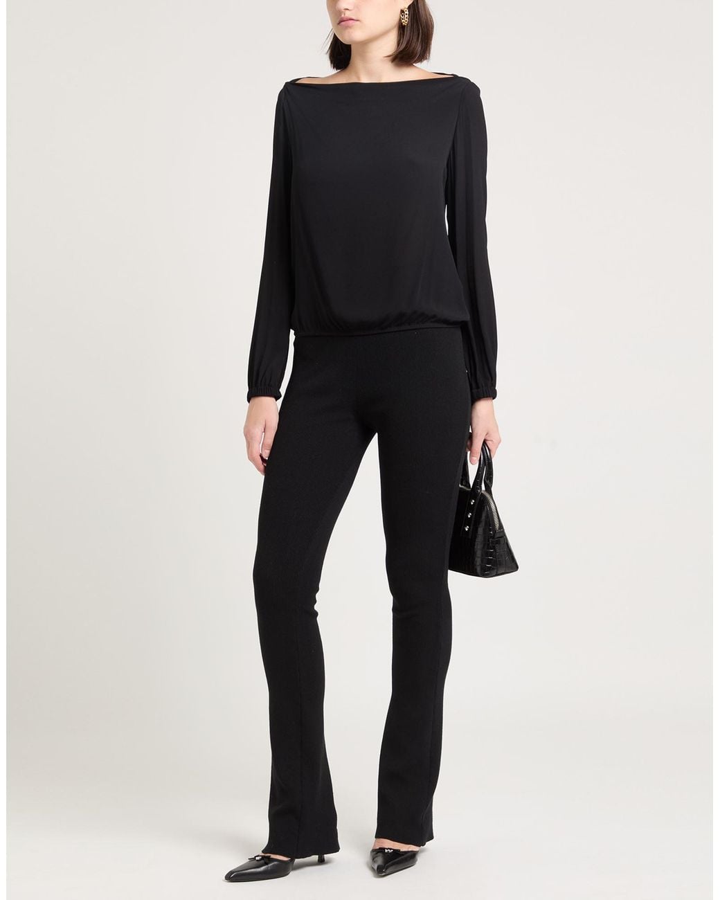 Patrizia Pepe Black Top Viscose