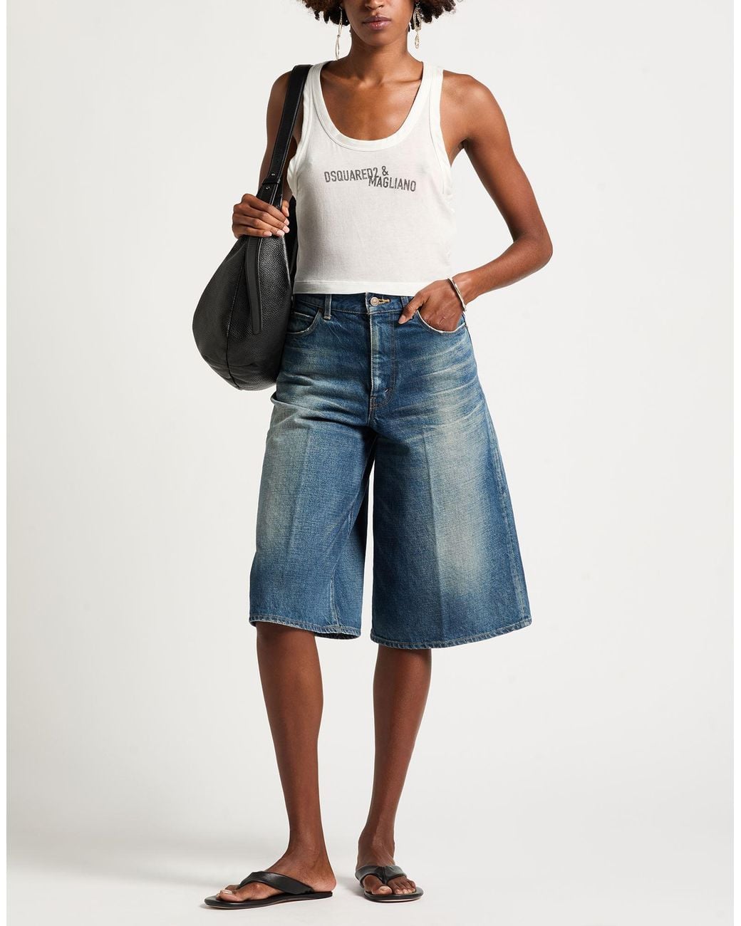 Top DSquared² en coloris White