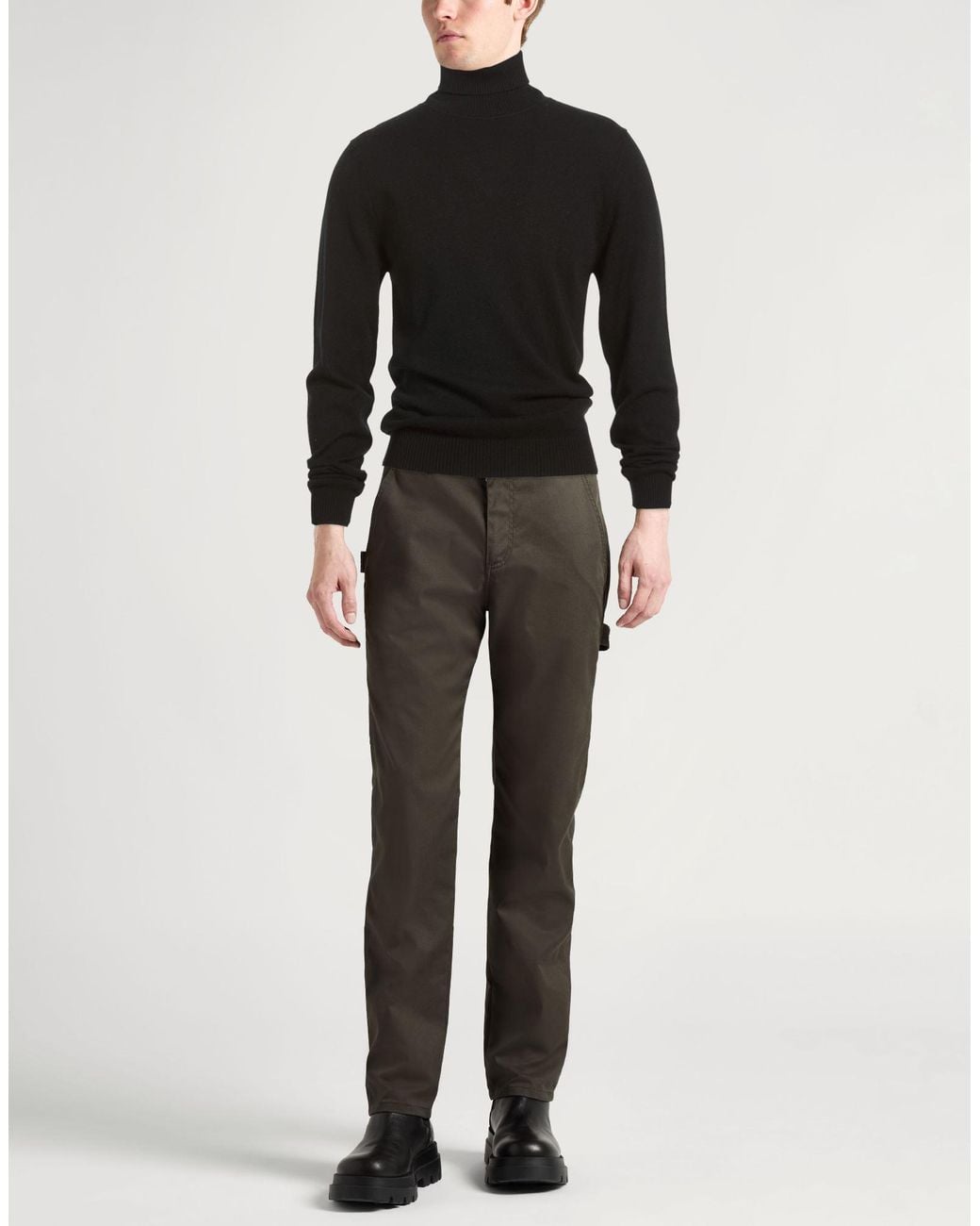 Daniele Fiesoli Black Turtlenecks for men