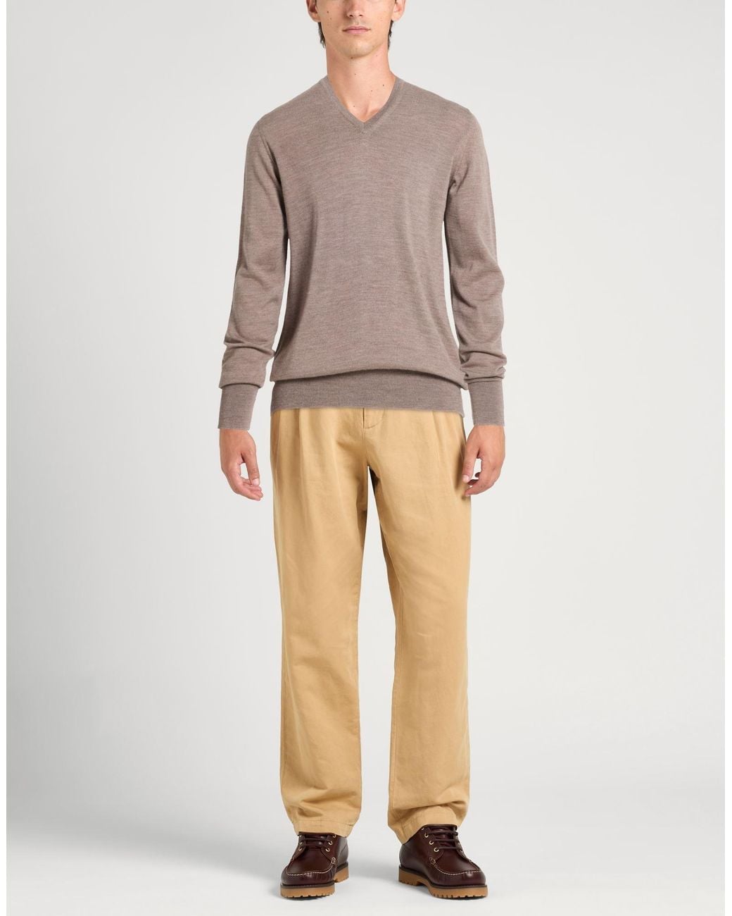 Pullover Alpha Studio pour homme en coloris Brown